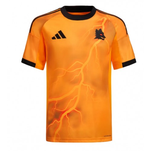 AS Roma Evan Ferguson #11 Bortatröja 2025-26 Kortärmad AS Roma Evan Ferguson #11 Bortatröja 2025-26 Kortärmad